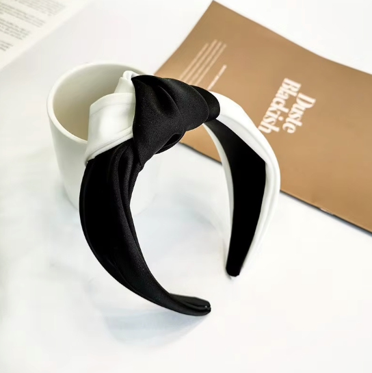 Twisted Knot Satin Headbands - Retro Chic Hair Accessories Collection
