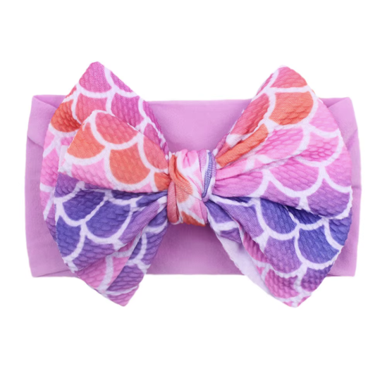 Baby Bow Headbands Set - Soft Cotton Floral & Unicorn Hair Accessories
