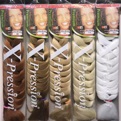 165g Braid Yaki Texture Synthetic Braiding Hair Extension Crochet Hair Natural Box Hair Extensions Women 02