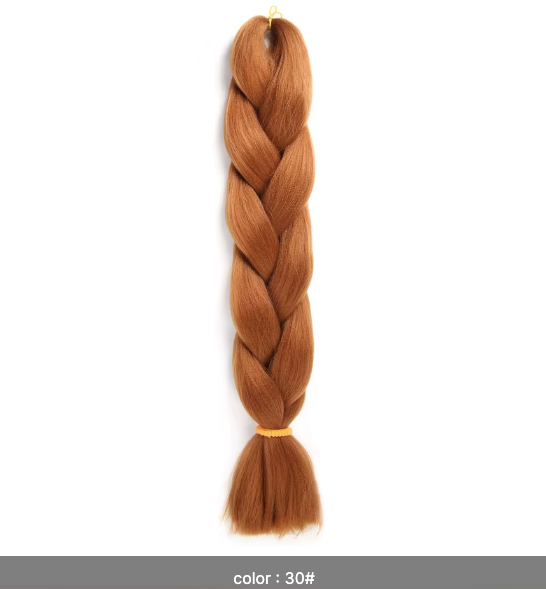 165g Braid Yaki Texture Synthetic Braiding Hair Extension Crochet Hair Natural Box Hair Extensions Women #30