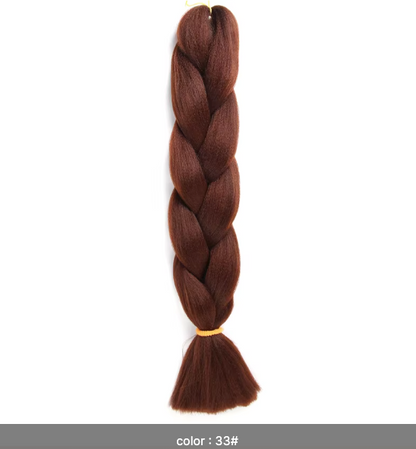 165g Braid Yaki Texture Synthetic Braiding Hair Extension Crochet Hair Natural Box Hair Extensions Women #33