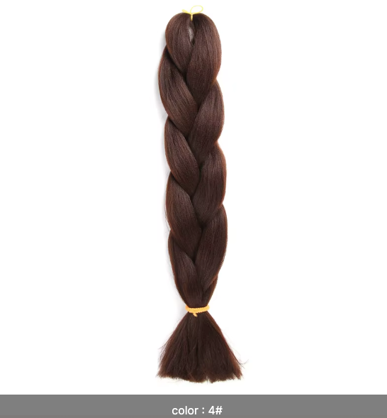 165g Braid Yaki Texture Synthetic Braiding Hair Extension Crochet Hair Natural Box Hair Extensions Women #4