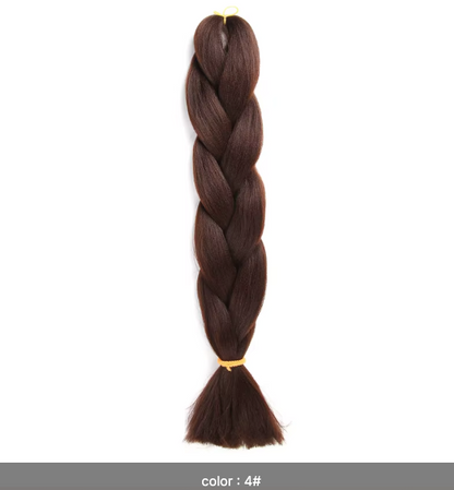 165g Braid Yaki Texture Synthetic Braiding Hair Extension Crochet Hair Natural Box Hair Extensions Women #4