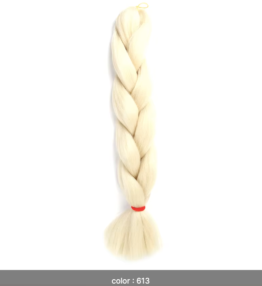 165g Braid Yaki Texture Synthetic Braiding Hair Extension Crochet Hair Natural Box Hair Extensions Women 613