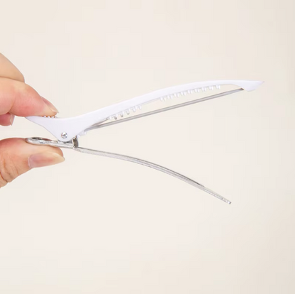 Barber Shop Hairdressing Tools Solid  Clip Salon Special Perm Hair Dyeing Positioning Clips white