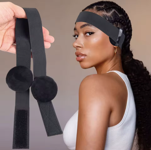 Elastic Hair Band Adjustable Melt Band for Wig Lace with Ear Protector Covers
01