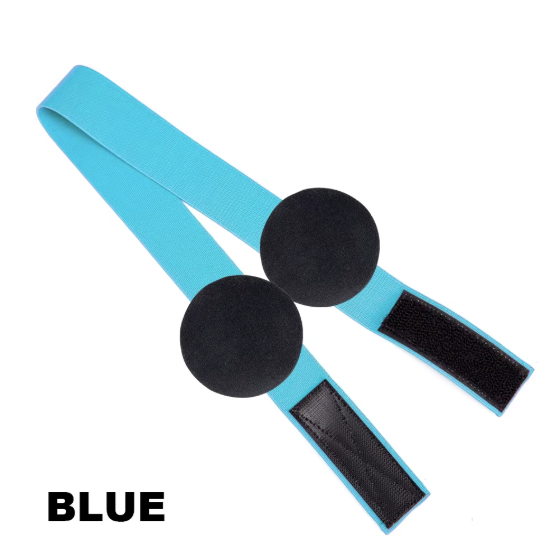 Elastic Hair Band Adjustable Melt Band for Wig Lace with Ear Protector Covers
blue