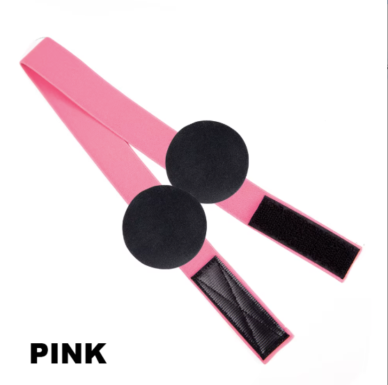 Elastic Hair Band Adjustable Melt Band for Wig Lace with Ear Protector Covers
pink