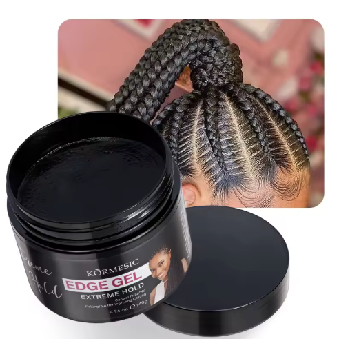 KORMESIC OEM organic strong extra hold pomade hair braid gel for braids 02