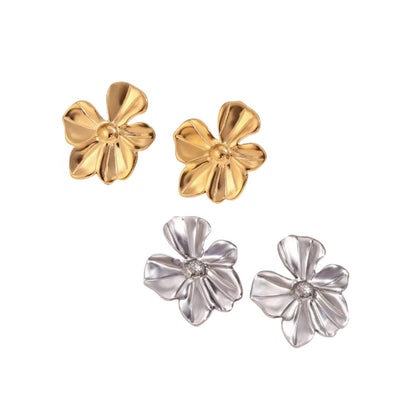 Flower Girl Stud Earrings
