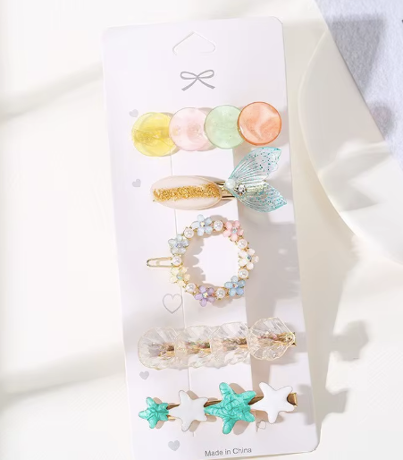 Sweet Dreams Hair Clip Set - Pearl & Rhinestone Bobby Pins Collection