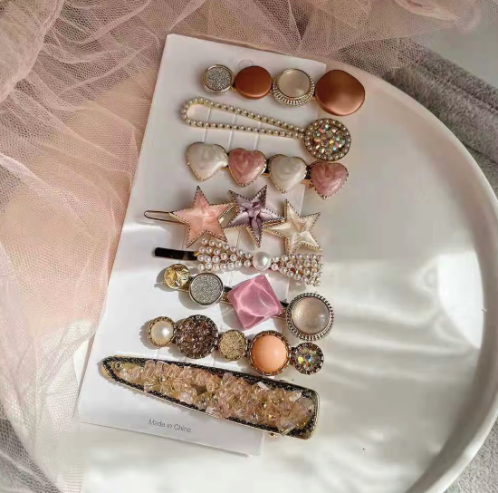Sweet Dreams Hair Clip Set - Pearl & Rhinestone Bobby Pins Collection