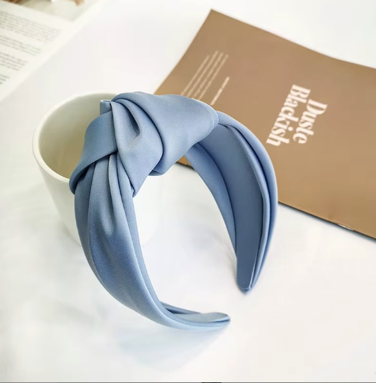 Twisted Knot Satin Headbands - Retro Chic Hair Accessories Collection