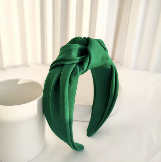 Twisted Knot Satin Headbands - Retro Chic Hair Accessories Collection