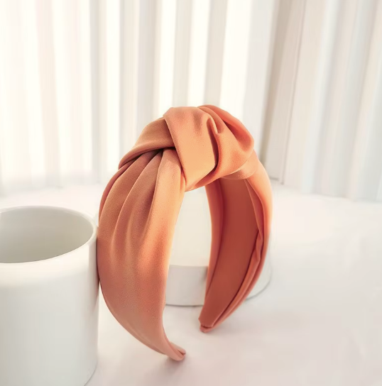 Twisted Knot Satin Headbands - Retro Chic Hair Accessories Collection