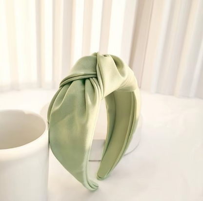 Twisted Knot Satin Headbands - Retro Chic Hair Accessories Collection