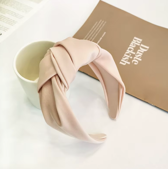 Twisted Knot Satin Headbands - Retro Chic Hair Accessories Collection