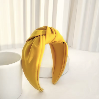 Twisted Knot Satin Headbands - Retro Chic Hair Accessories Collection