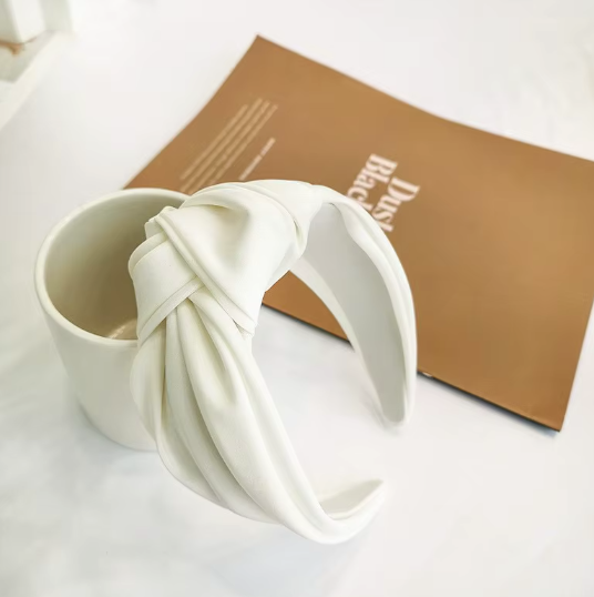 Twisted Knot Satin Headbands - Retro Chic Hair Accessories Collection