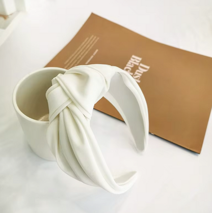 Twisted Knot Satin Headbands - Retro Chic Hair Accessories Collection