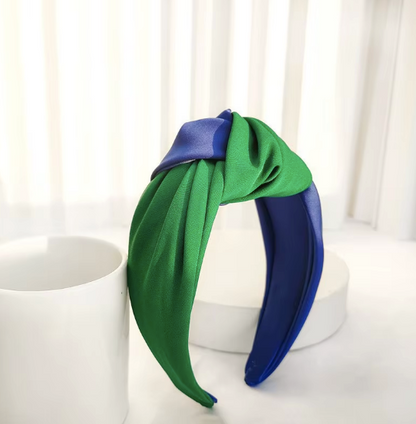 Twisted Knot Satin Headbands - Retro Chic Hair Accessories Collection