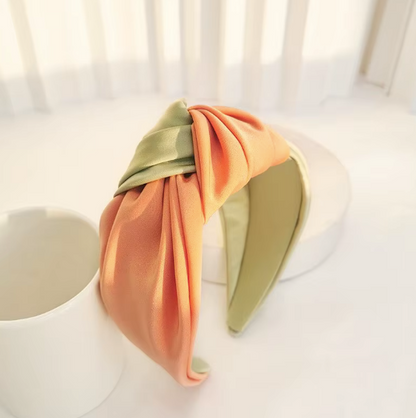 Twisted Knot Satin Headbands - Retro Chic Hair Accessories Collection
