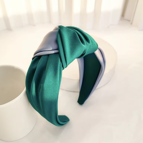 Twisted Knot Satin Headbands - Retro Chic Hair Accessories Collection