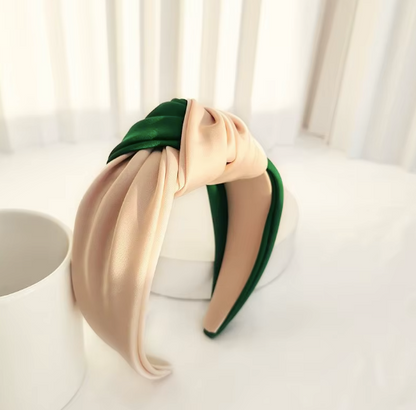 Twisted Knot Satin Headbands - Retro Chic Hair Accessories Collection