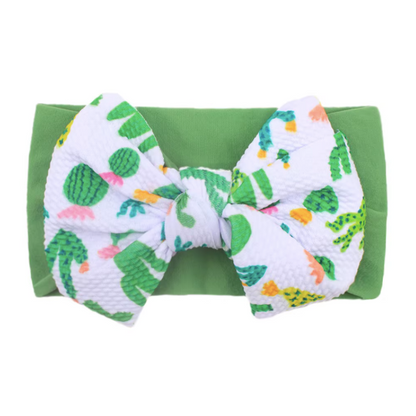 Baby Bow Headbands Set - Soft Cotton Floral & Unicorn Hair Accessories