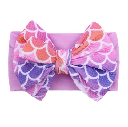 Baby Bow Headbands Set - Soft Cotton Floral & Unicorn Hair Accessories
