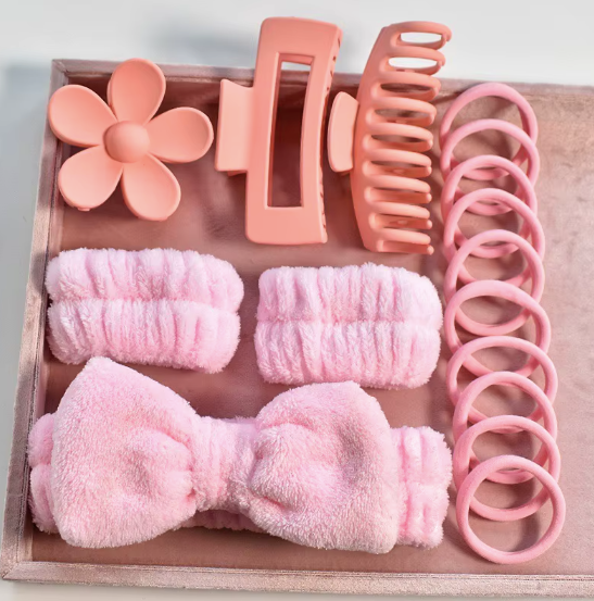 Complete Hair Accessory Gift Set - 20+ Piece Collection with Storage Box