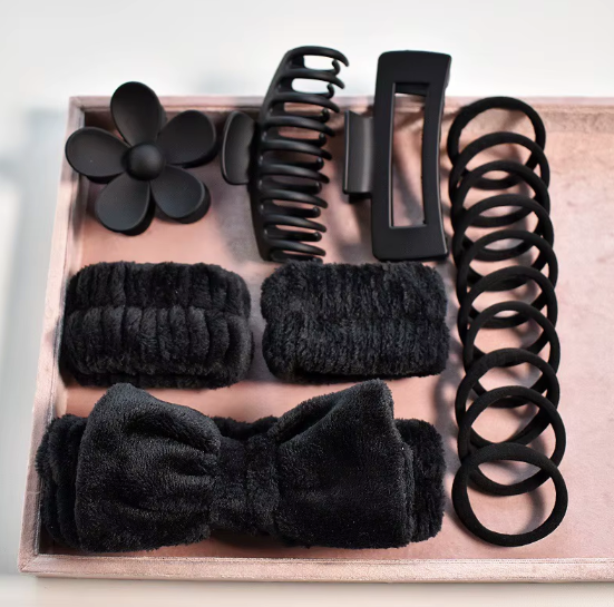 Complete Hair Accessory Gift Set - 20+ Piece Collection with Storage Box