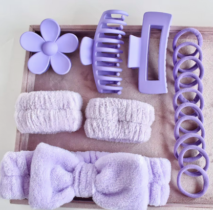 Complete Hair Accessory Gift Set - 20+ Piece Collection with Storage Box