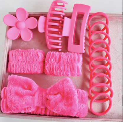 Complete Hair Accessory Gift Set - 20+ Piece Collection with Storage Box