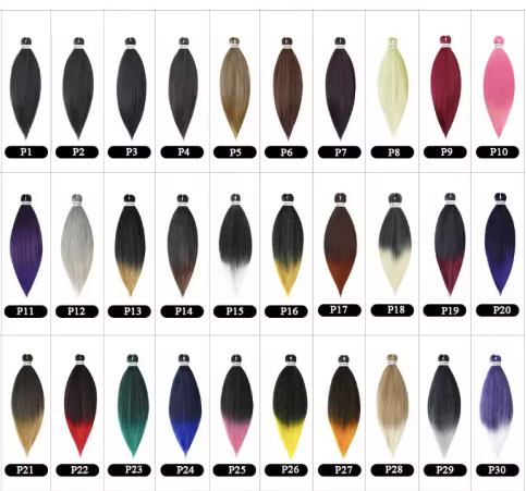 Pre-Stretched Braiding Hair  52 inch(3 bundles)- Professional Synthetic Hair Extensions 30+ Colors