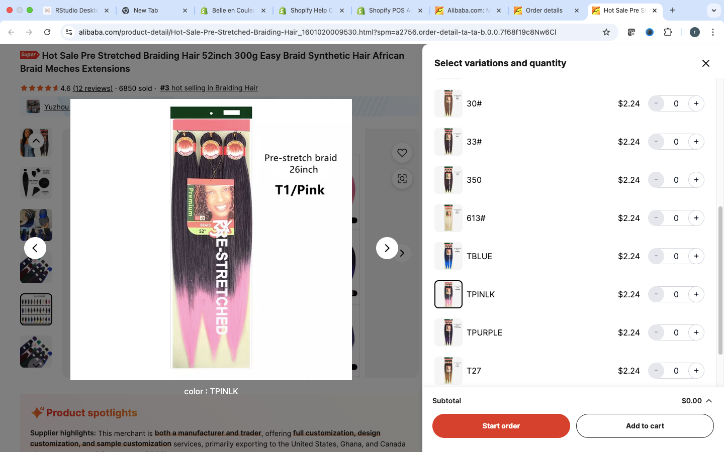 Pre-Stretched Braiding Hair  52 inch(3 bundles)- Professional Synthetic Hair Extensions 30+ Colors