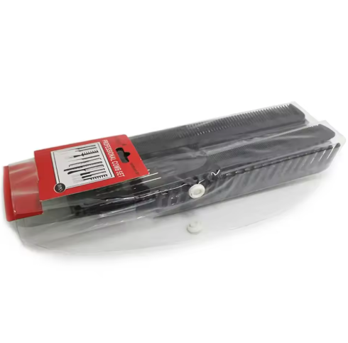 Professional Comb Set - 10-Piece Hair Styling Kit with Rat Tail & Wide Tooth Combs