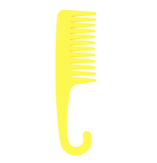 Shower Combs with Hook - Wide Tooth Wet Hair Detangling Combs 8 Colors