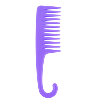 Shower Combs with Hook - Wide Tooth Wet Hair Detangling Combs 8 Colors