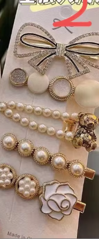 Sweet Dreams Hair Clip Set - Pearl & Rhinestone Bobby Pins Collection