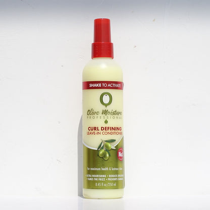 Olive Moisture Curl Defining Leave-In Conditioner - Shake to Activate Formula