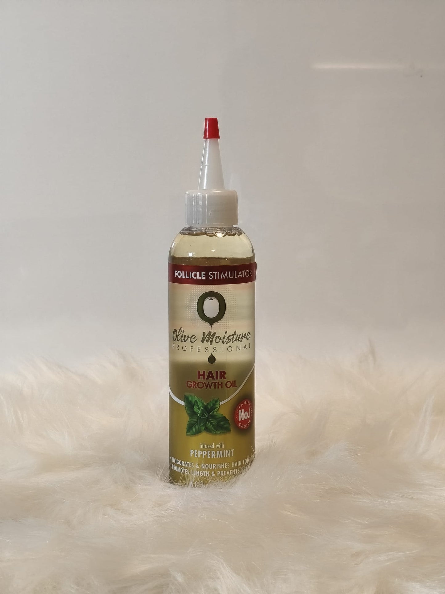 Olive Moisture Hair Growth Oil - Follicle Stimulator with Peppermint Infusion